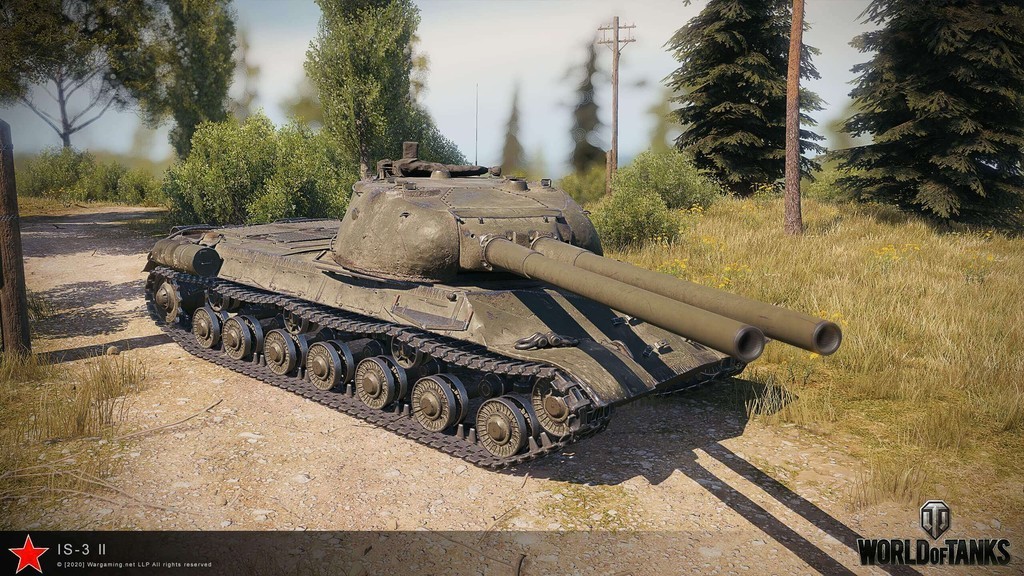 2 ствольный танк ИС-3-II.